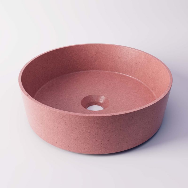 Nordic style circular color concrete basin  manufacturer good price quick delivery OEM/ODM western Pop