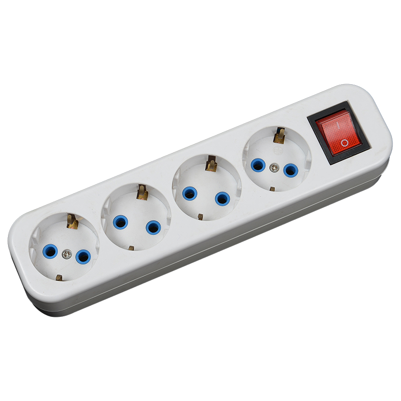 China wholesale Syska Power Strip Wifi Manufacturers –  Germany Power Strip Socket GY Or Without Cable – Juke