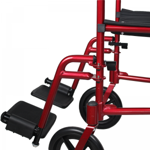 W23-Cadira de rodes de transport lleuger d'alumini