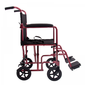 Hliníkový lehký transportní invalidní vozík