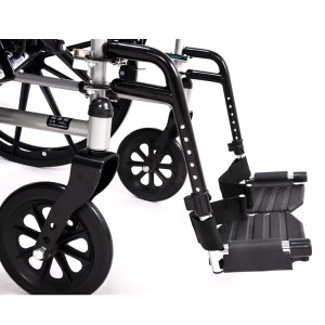 Cadeira de rodas elegante e leve de alumínio