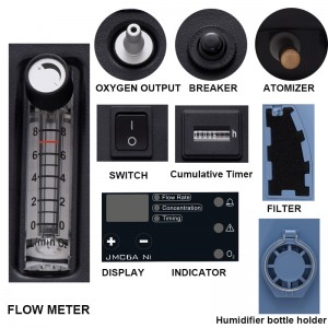 Medizinischer Sauerstoffgenerator mit 6 l/min und Thomas-Kompressor zu Hause oder in der Pensionskasse für Benutzer mit Sauerstoffmangel