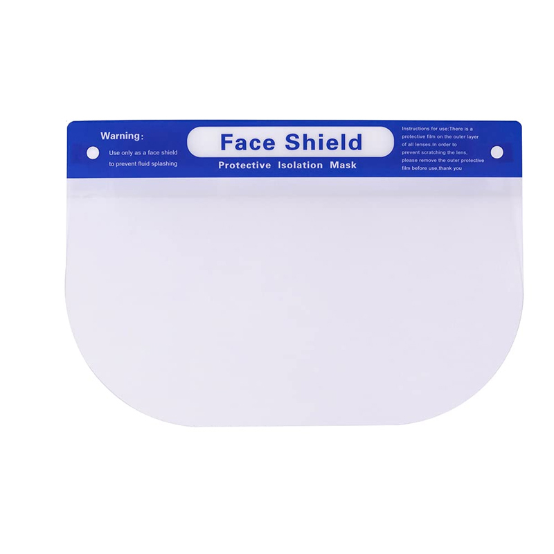 Écran facial médical anti-buée Couverture complète de protection transparente