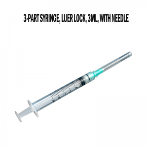 III Pars Disposable Plastic Syringe cum acus