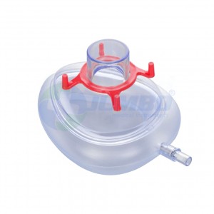 Медицинска прозрачна PVC маска за лице за анестезия