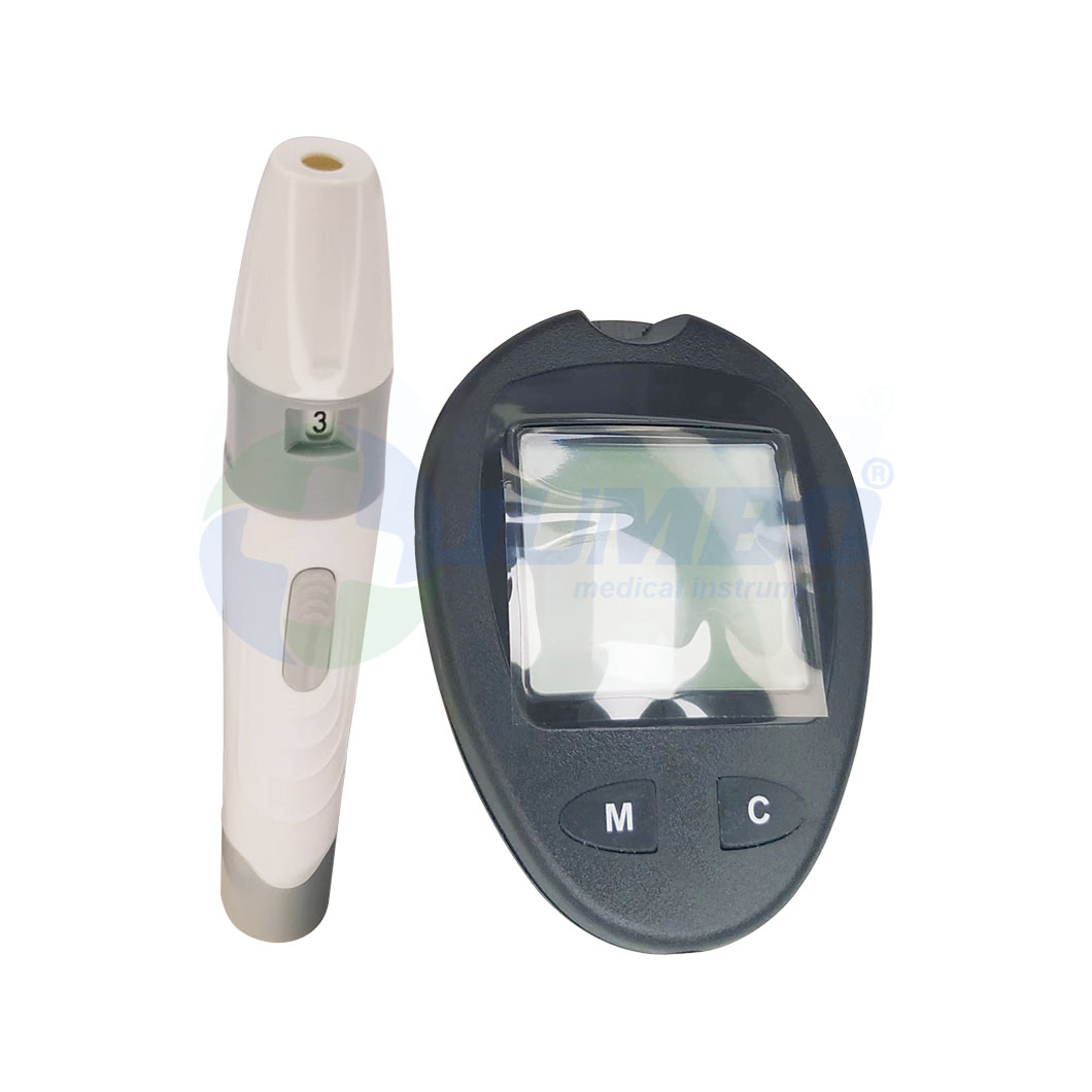 Medisinsk utstyr Glukometer-diabetestestingsett, 50 glukometerstrimler