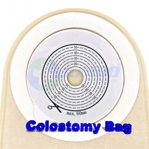 Disposable Spunlace Drainable Stoma Care Clamp Ostomy Bag