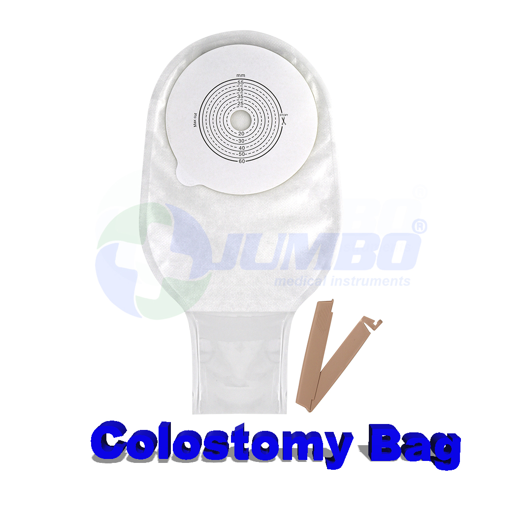 Reusable Disposable Ostomy Colostomy Bag with Clamp