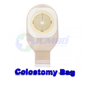 Medical Disposables One Piece Colostomy Bag with Clamp
