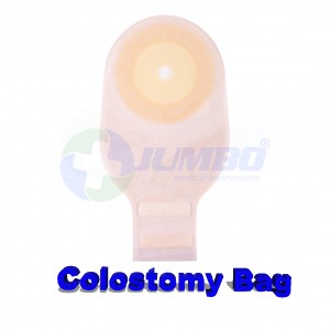 Disposable One Piece Colostomy Bag mei Clamp
