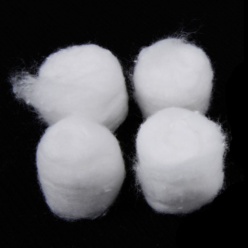 100% Cotton Orgánach ard-ionsúiteach liathróid cadáis steiriúla