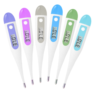 Kortingsprijs Temperatuur voor baby's/volwassenen Draagbare contactloze lichaamsthermometer Voorhoofd Digitale infraroodthermometer Contactloos