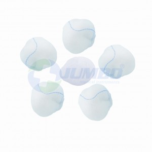 Одноразові 100% бавовняні абсорбуючі марлеві кульки Медичні стерильні хірургічні марлеві кульки