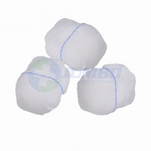 Disposable Medical Absorbent Gauze Balls Sterile or Non Sterile