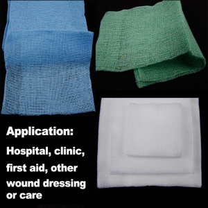 Online Exporter Cotton Wound Dressing Disinfection Gauze Swab 10cmx10cm/7.5cmx7.5cm/5cmx5cm Sterile Gauze Swab Pads 8ply, 12ply, 16ply