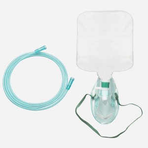 Medical Oxygen Inhalation Mask nga adunay Reservoir Bag