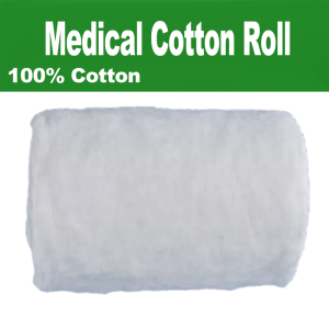 Rollo de algodón absorbente quirúrgico