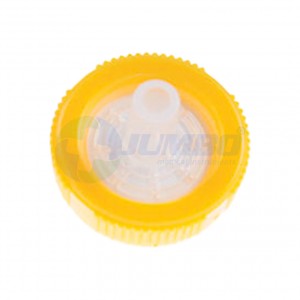 High Quality Yellow Laboratory Nylon MCE Syringe Filter 25mm0.45um