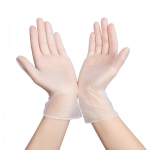 OEM Manufacturer Disposable Transparent Clear Color Polyethylene Kitchen PVC HDPE PE Plastic Gloves