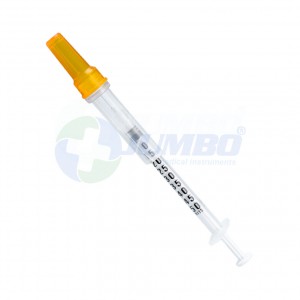 High Quality Medical Disposable 0.5ml 1ml Safety Insulin Syringe With Needle