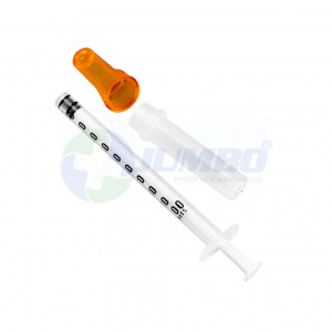 Medical Sterile Disposable U-100 Insulin Syringe Without Needle