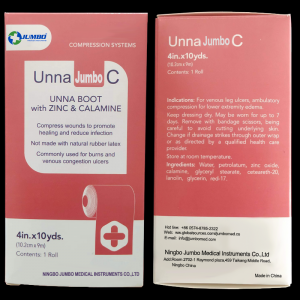 OEM Factory for Unna Boot Bandage Gauze Bandage Impregnated with Zinc Oxide for Venous Stasis Ulcers