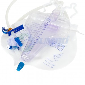 Kiváló minőségű Sterilizáló orvosi minőségű PVC felnőtt mérő vizeletlefolyó táska