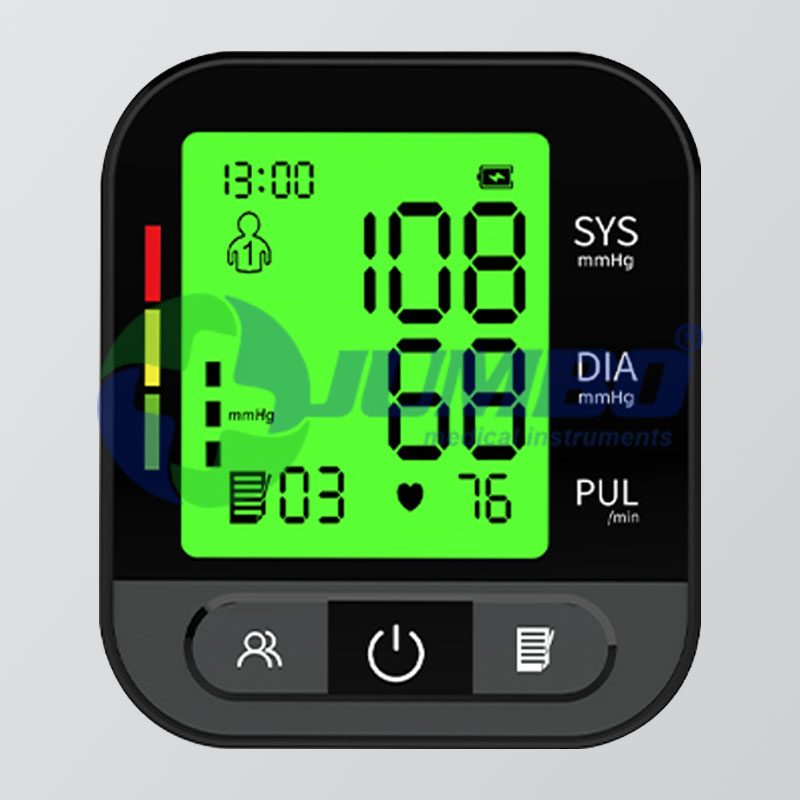 Portable Large Display Wrist Blood Pressure Machine Intelligent Sphygmomanometer for Elderly Home Use