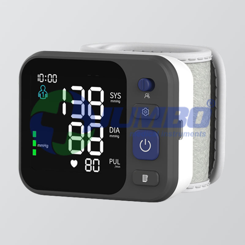 Portable Large Display Wrist Blood Pressure Machine Intelligent Sphygmomanometer for Elderly Home Use