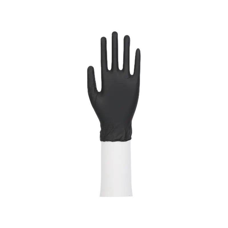 Best Cheap Black Industrial Nitrile Gloves Factory –  Black Powder Free Nitrile Gloves  – Jumbo