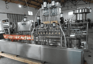 Complete Automatic Peanut / Walnut / Soy Milk Blending Machine Production Line