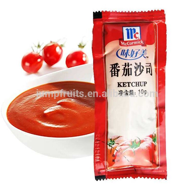 Mini Custom Printed Tomato Ketchup Sachet Or Soy Sauce Sachet Packaging