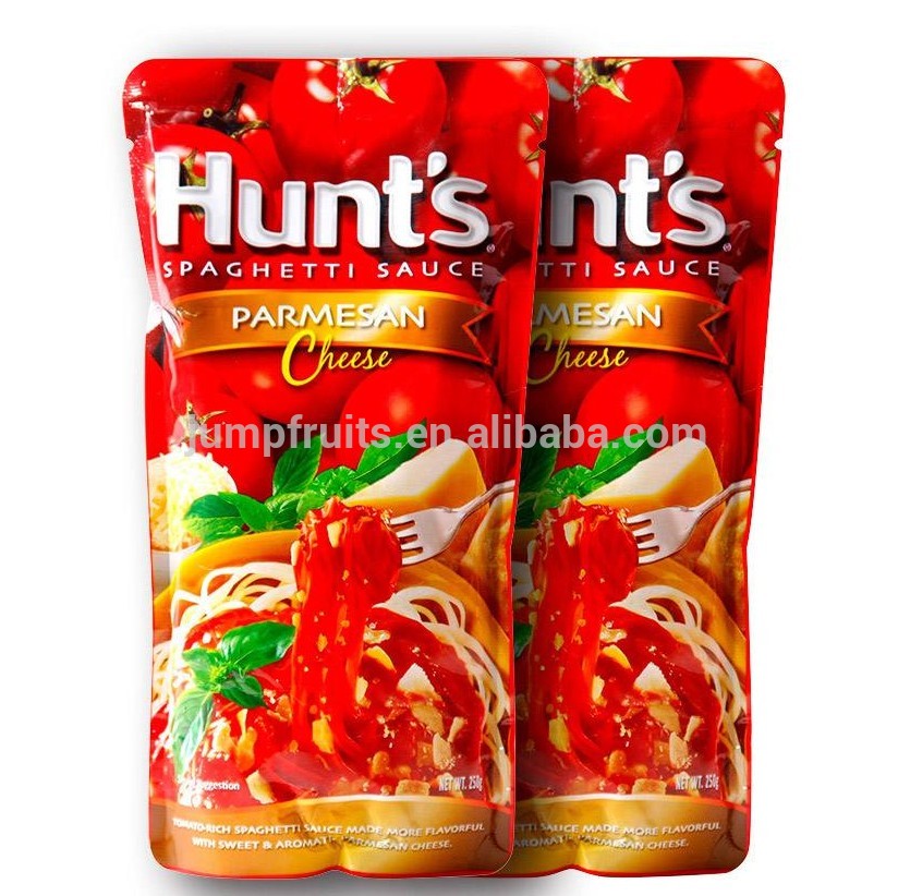 Double Concentrated 28-30% Tomato sauce with Red Color and Pouch Packaging