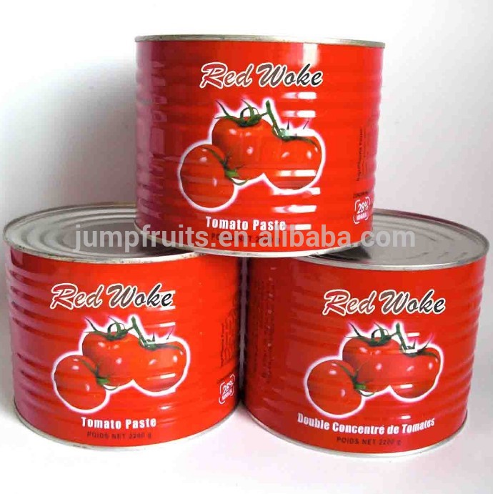 Wholesale Double Concentrated Canned Tomato Paste of Brix 28-30%