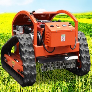 Crawler Type Remote Control Lawn Mower Mountain Land Reclamation Lawn Mower Gasoline Lawn Mower