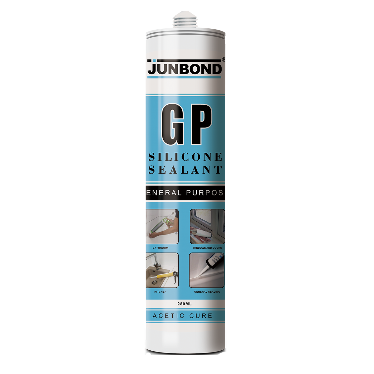 China wholesale High Temp Silicone Exhaust Sealant Supplier –  One Component General Purpose Fast Cured Acidic Silicone Sealant – Junbond