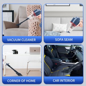 OEM Manufacturer New Design Household Portable Handle Vacuum Cleaner Waterproof Rechargeable Home Air Blowing Gun Car Wireless Cordless Air Duster Cleaner