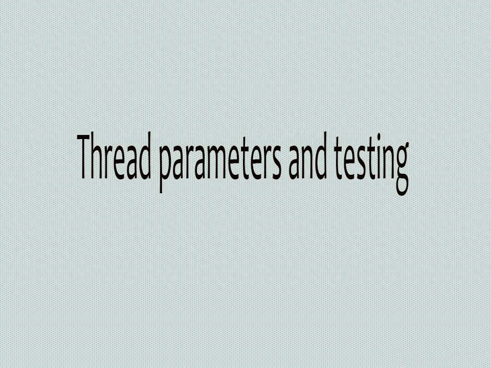 How to detect threads