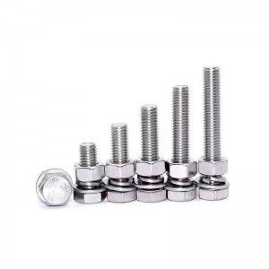 Well-designed Ss Hex Bolt - stainless steel bolts nuts washers  – Juntian