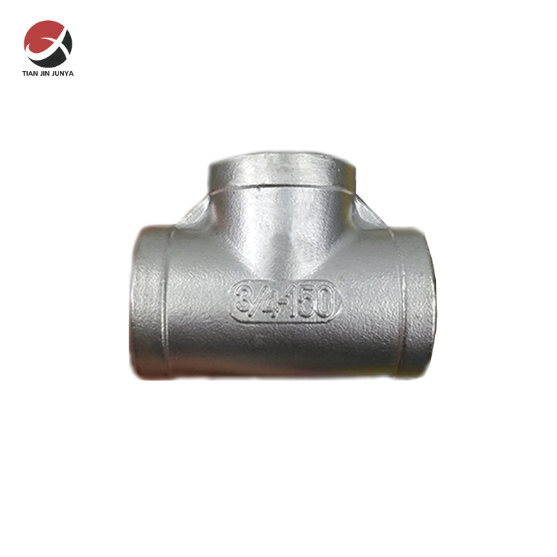 Short Lead Time for Pipe Clamp Fittings - OEM Investment Casting/Lost Wax Casting Stainless Steel Equal Tee Pipe Fittings for Water Oil Gas Flow Control – Junya