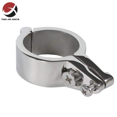 Stainless steel fitting accessories Customized 304/316 Boat Marine Yacht pipe clamp