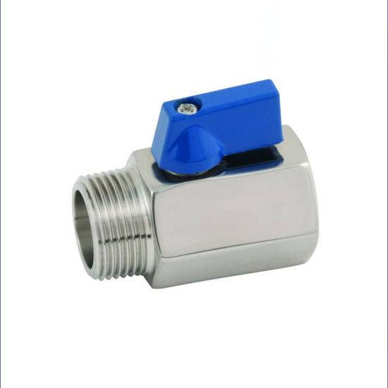 China Manufacturer for Pressure Relief Valve Hot Water - 1/8" Inch High Quality Factory Direct Stainless Steel Male and Female Thread Mini Ball Valve Chrome Finishing Mini Ball Valve Male X F...