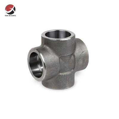 Factory Direct Sale Stainless Steel Socket Weld Cross for Water, Oil, Gas Flow Control