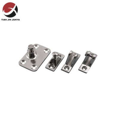 Junya Casting Stainless steel angle deck hinge drilled
