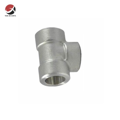 Manufacturer Direct Stainless Steel Socket Weld 90 Degree Equal Tee for Water, Oil, Gas Flow Control