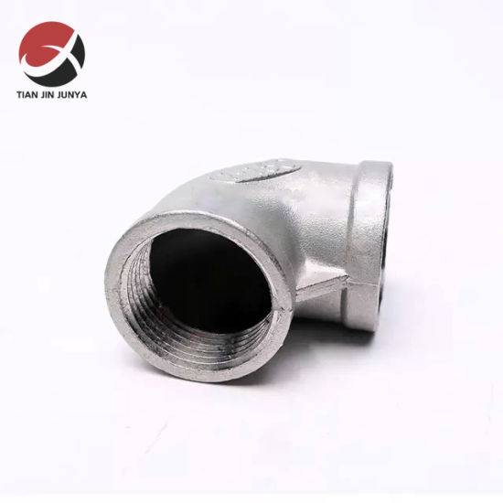 3/4 Inch Investment Casting Ome Service Stainless Steel Pipe Fitting DIN ISO JIS Amse Thread Standard 90 Degree Elbow/ 45 Degree Elbow