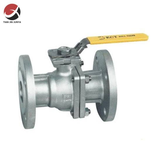 Factory Price Cast Steel Flange Swing Check Valve - OEM supplier Stainless Steel 2PC Ball Valve Flanged End JIS Standard with High Mount Pad Used in Kitche Bathroom Toilet Plumbing System Accessor...