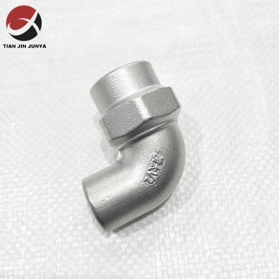 Junya casting OEM Precision Investment Lost Wax Casting Stainless Steel Hex Elbow