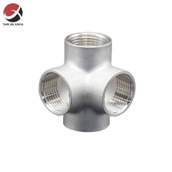 Low MOQ for Stainless Steel Milk Tank Sanitary Fitting - Junya High Quanlity Factory Direct NPT Threaded Connection Stainless Steel 304 316 Female Three Demenssional Cross Plumbing Materials ̵...