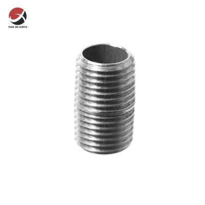 Manufacturer Direct OEM/ODM Heavy Duty Stainless Steel NPT Nptf BSPT BSPP JIS GB DIN Close Nipple/Fully Threaded Pipe for Plumbing System
